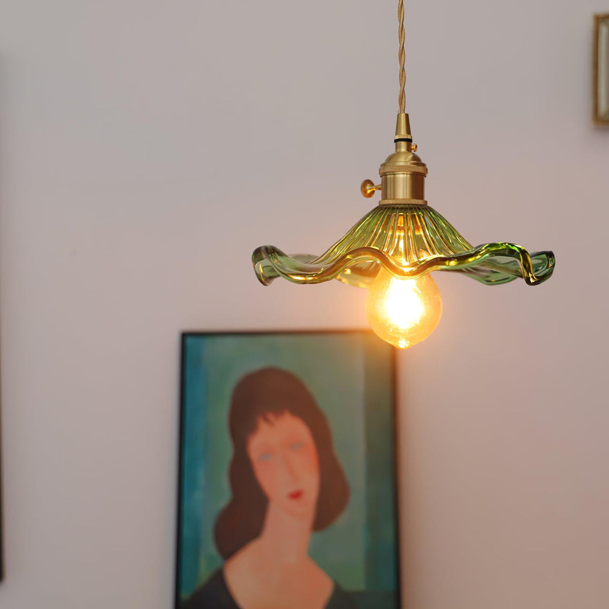 Goldi Ribbed Pendant Light