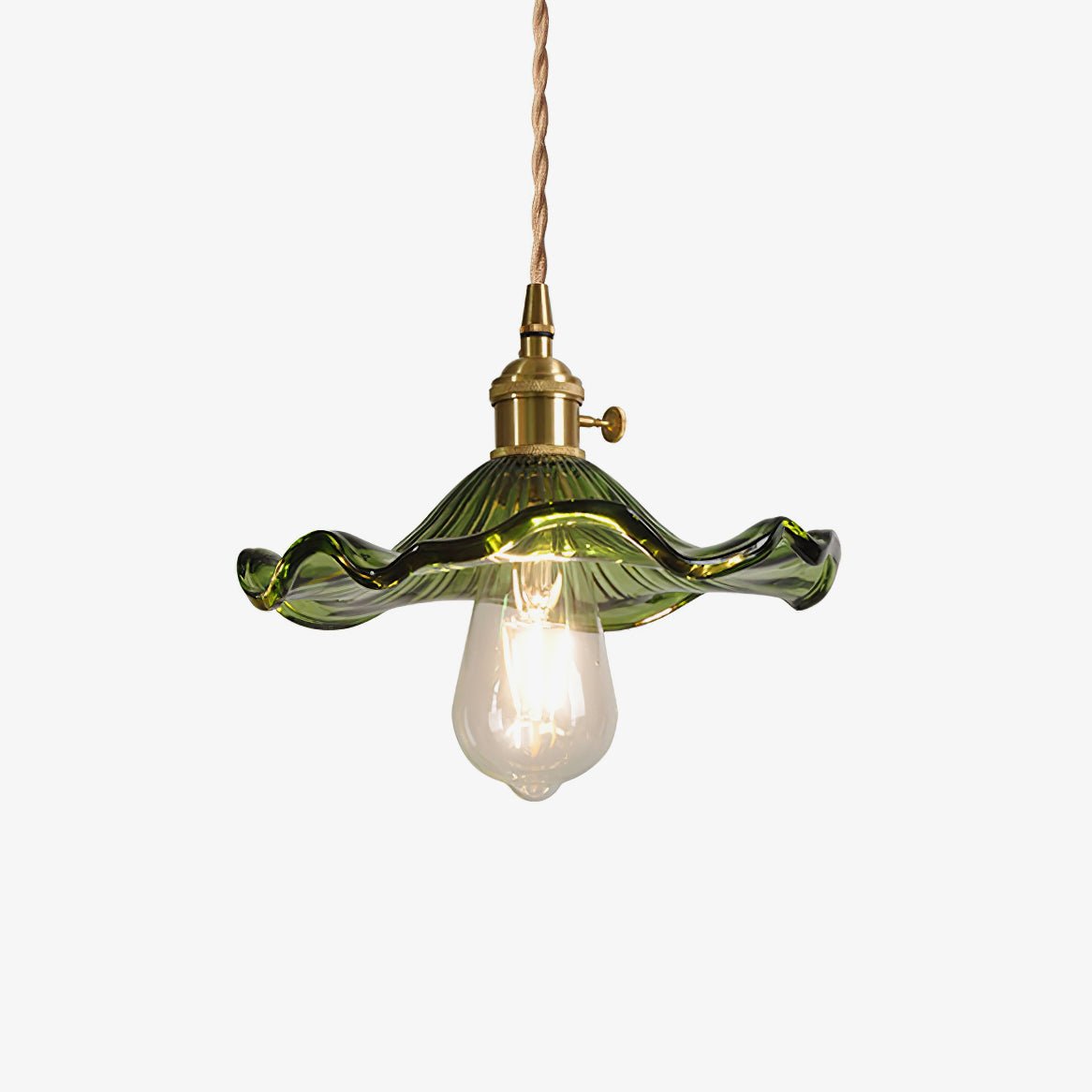 Goldi Ribbed Pendant Light