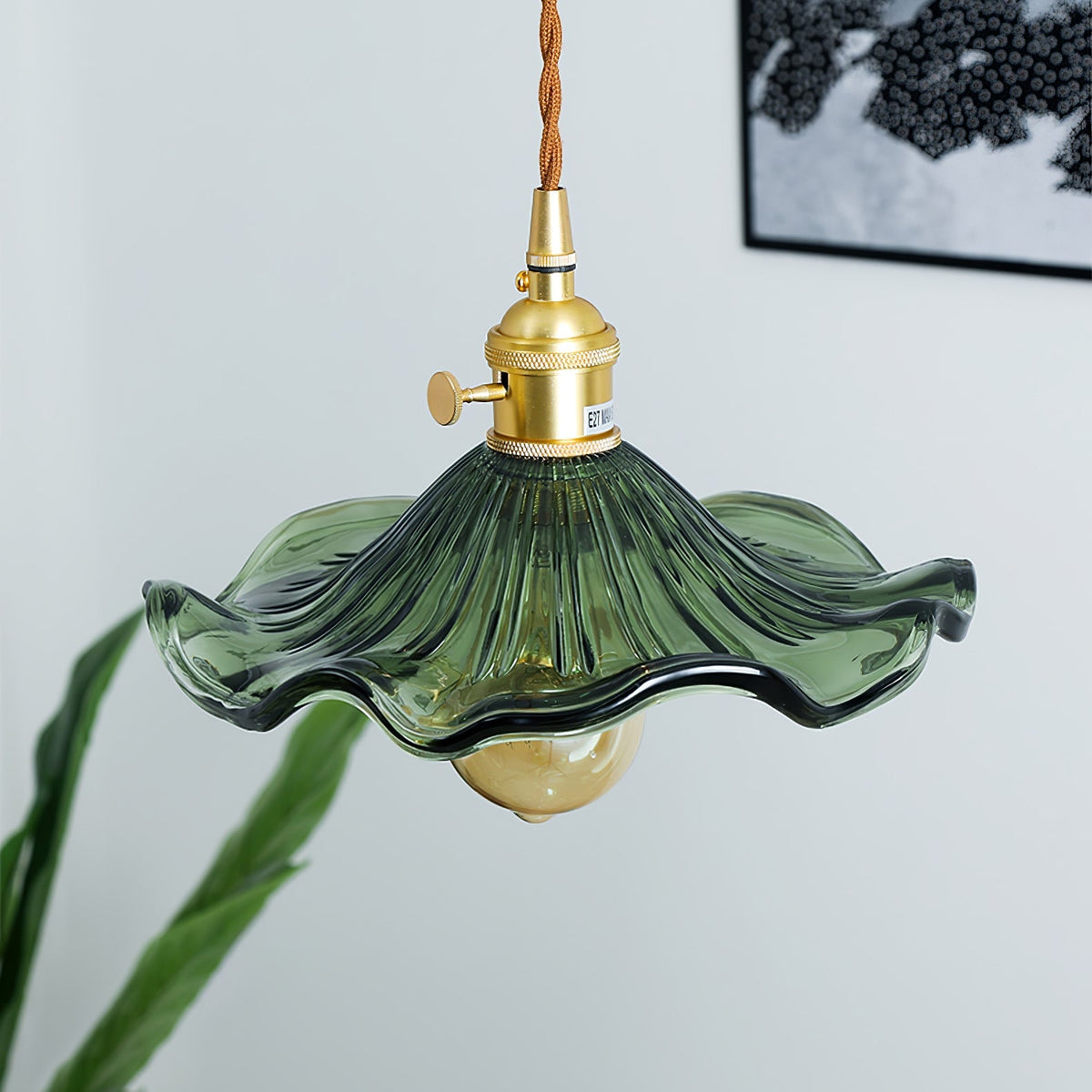 Goldi Ribbed Pendant Light
