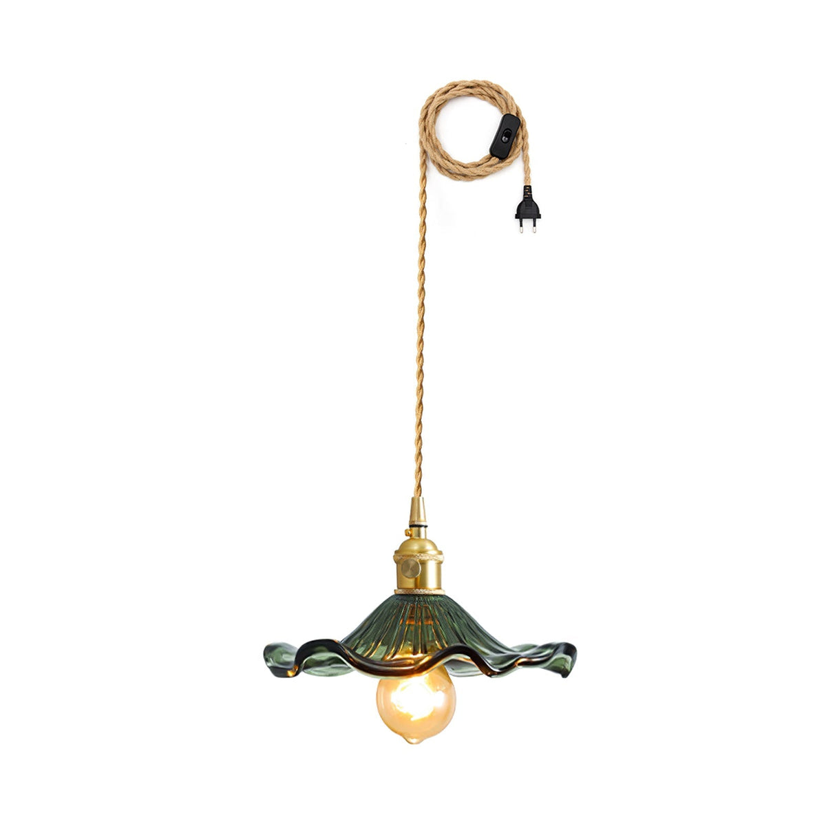 Goldi Ribbed Pendant Light
