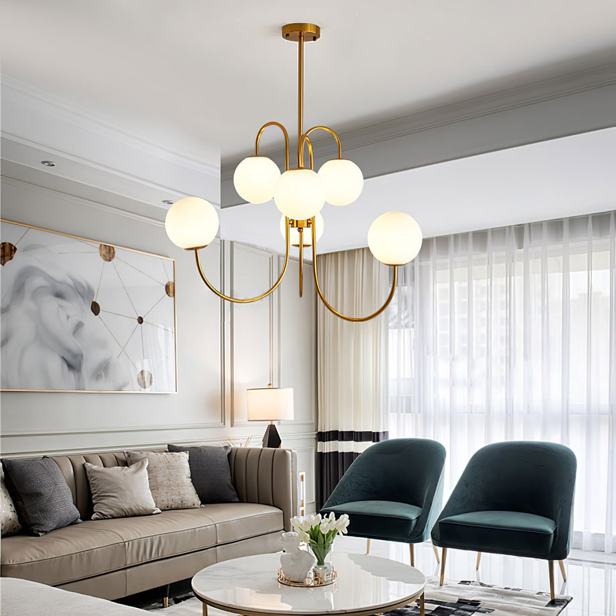 Crokivan Globe Chandelier