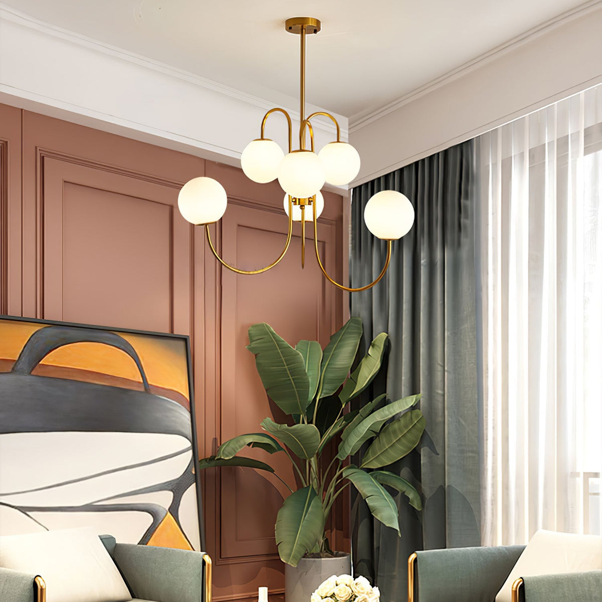 Crokivan Globe Chandelier