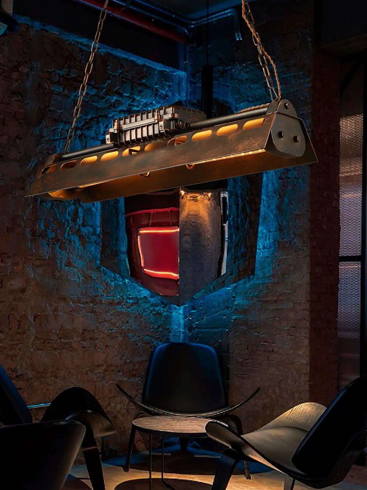 Industrial Steampunk Chandelier – detail 28