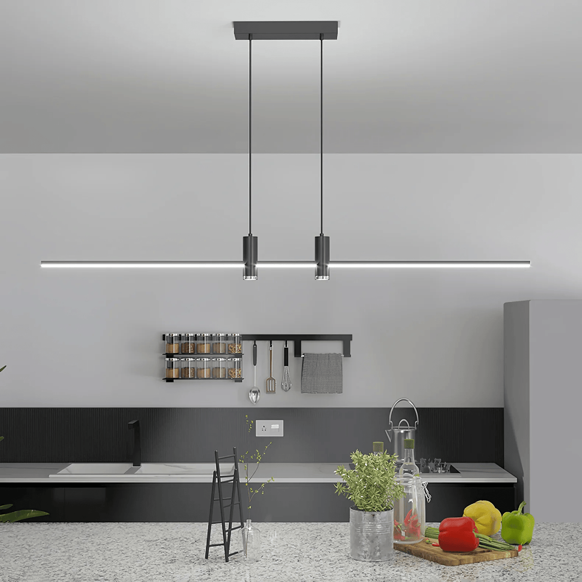 Buna Linear Pendant Light