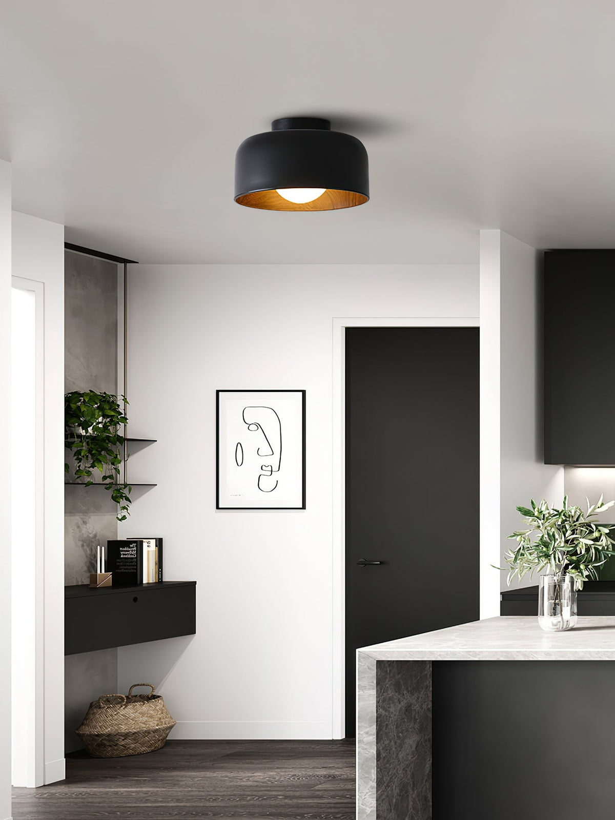Loponi Globe Ceiling Light