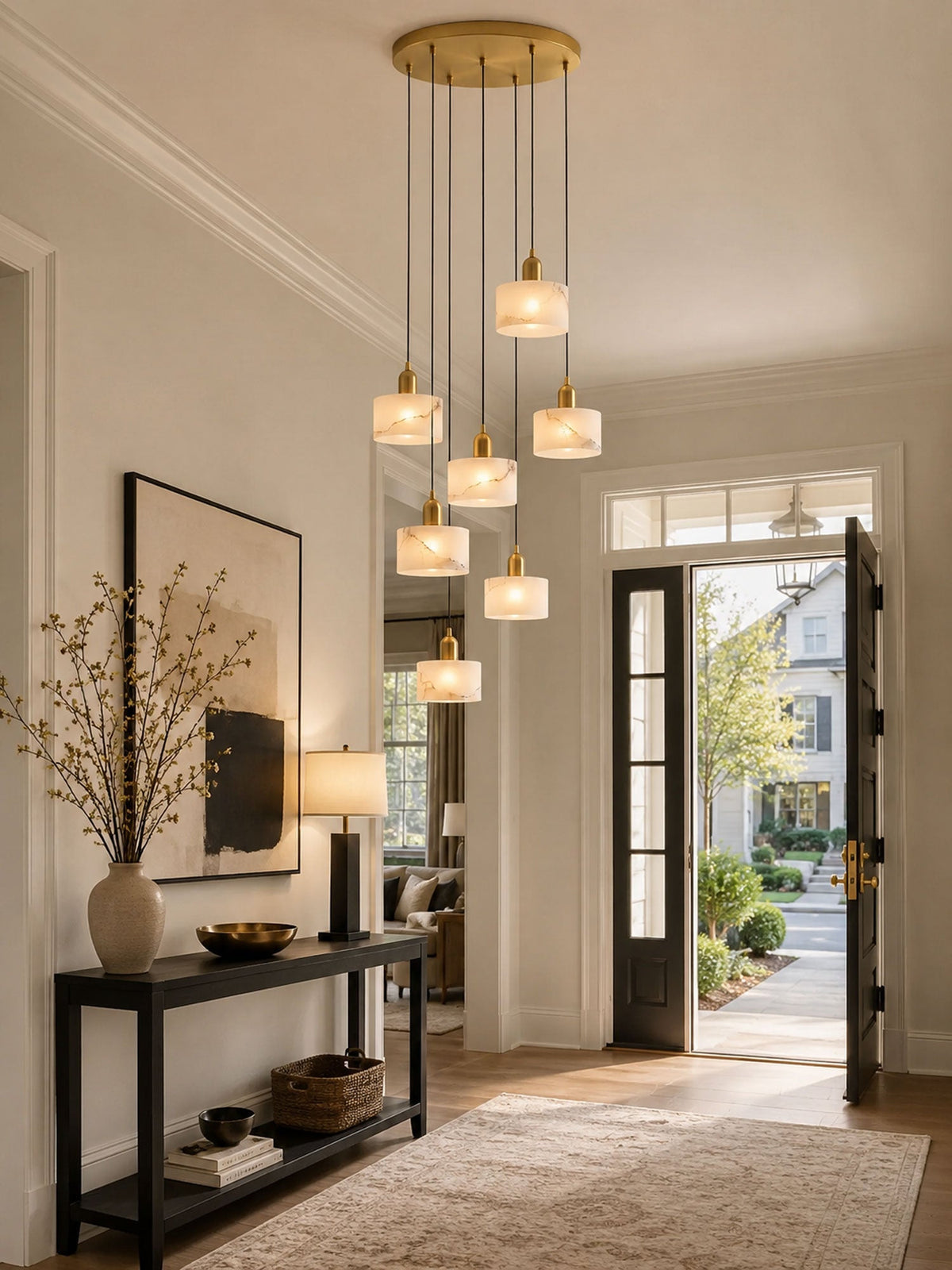 Odyssey Alabaster Pendant Light – detail 5