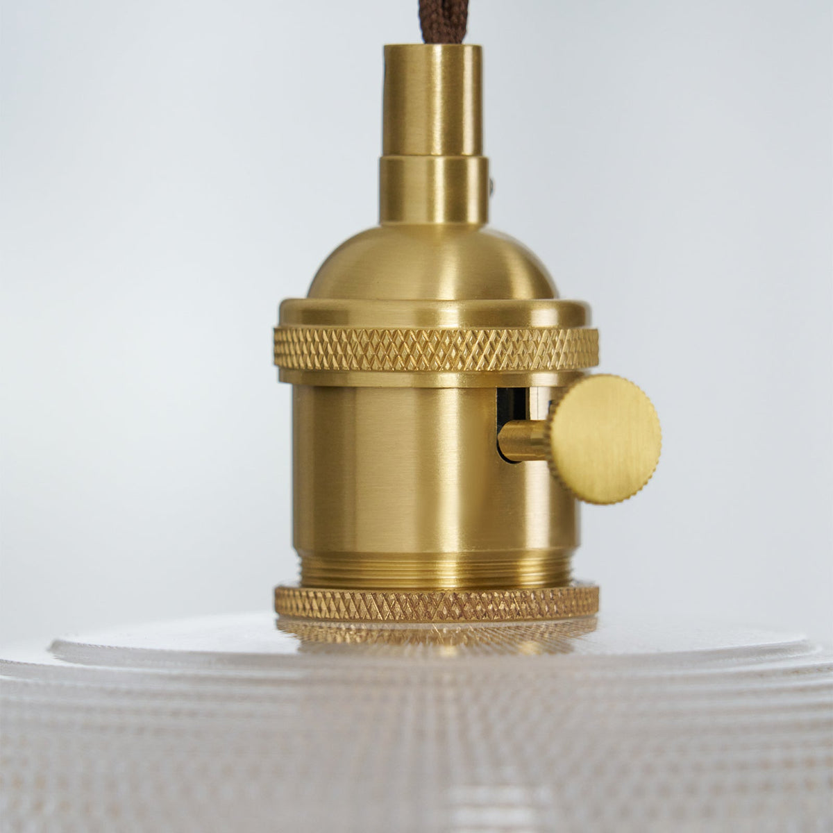Ribbed Spiral Pendant Light – detail 35