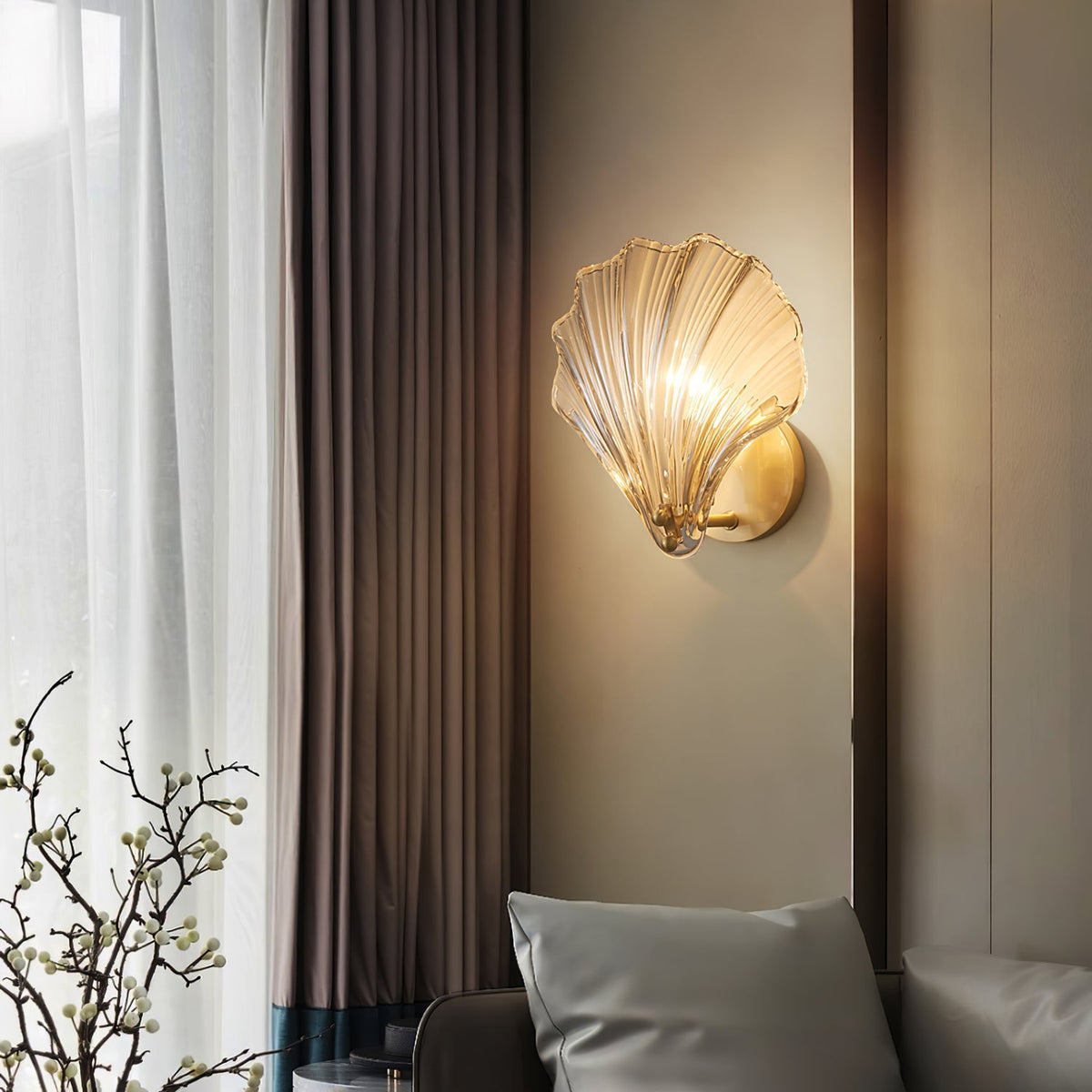 Shell Wall Light – detail 9