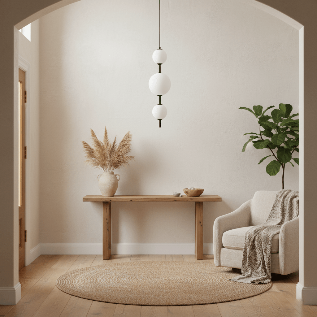 Roruno Globe Pendant Light
