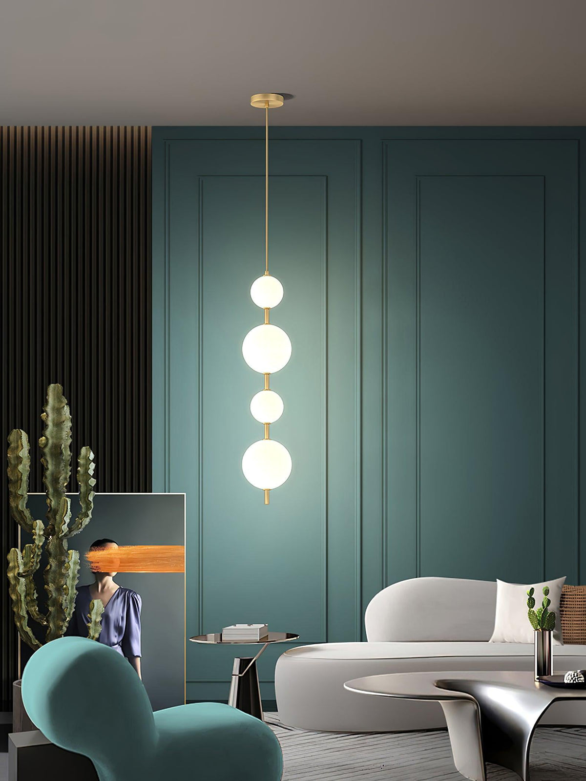 Roruno Globe Pendant Light