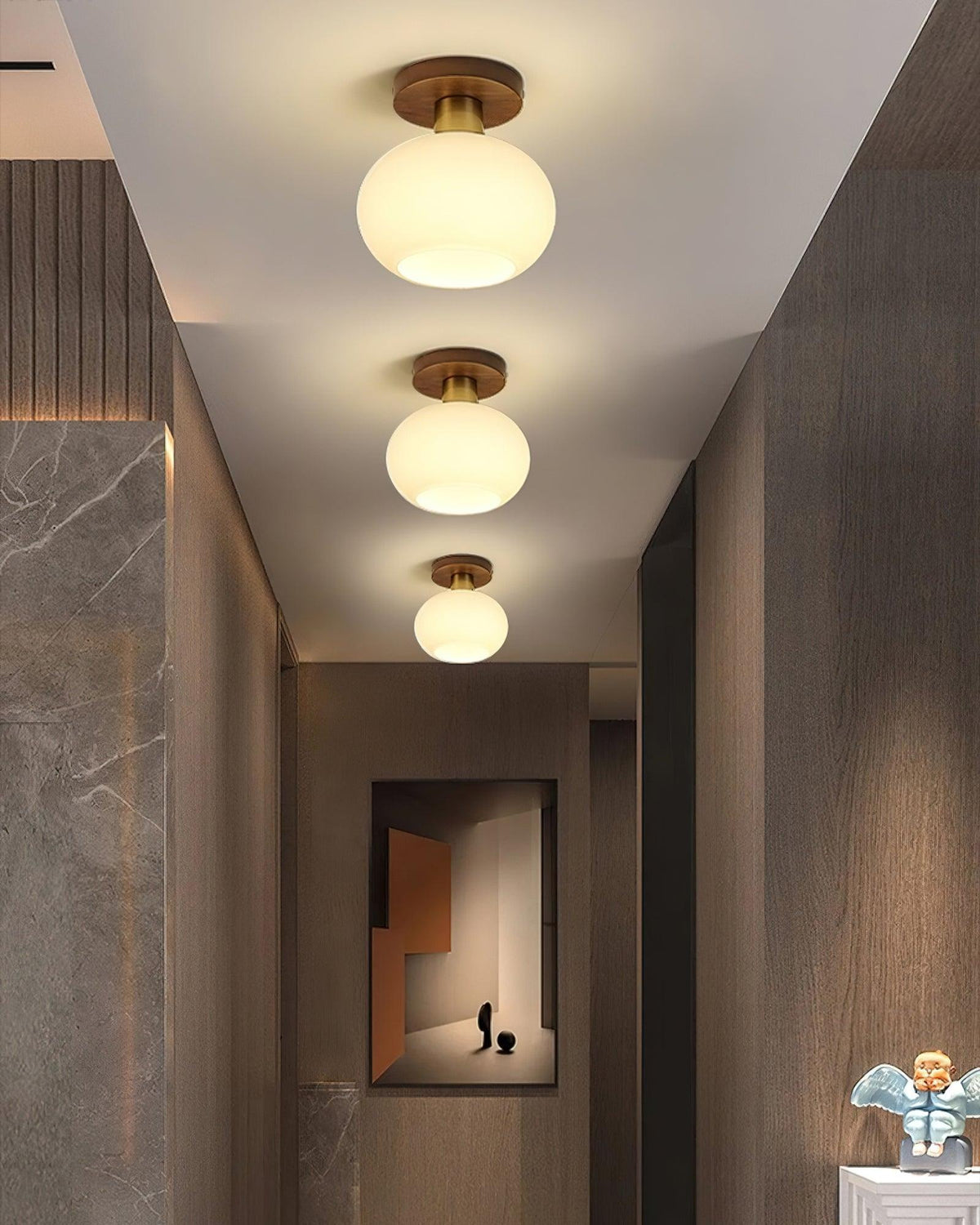 White Shell Ceiling Lamp – detail 15