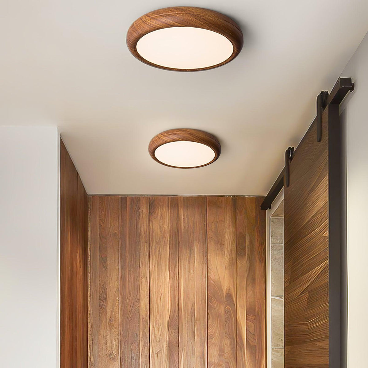 Stevo Outdoor Round Ceiling Light