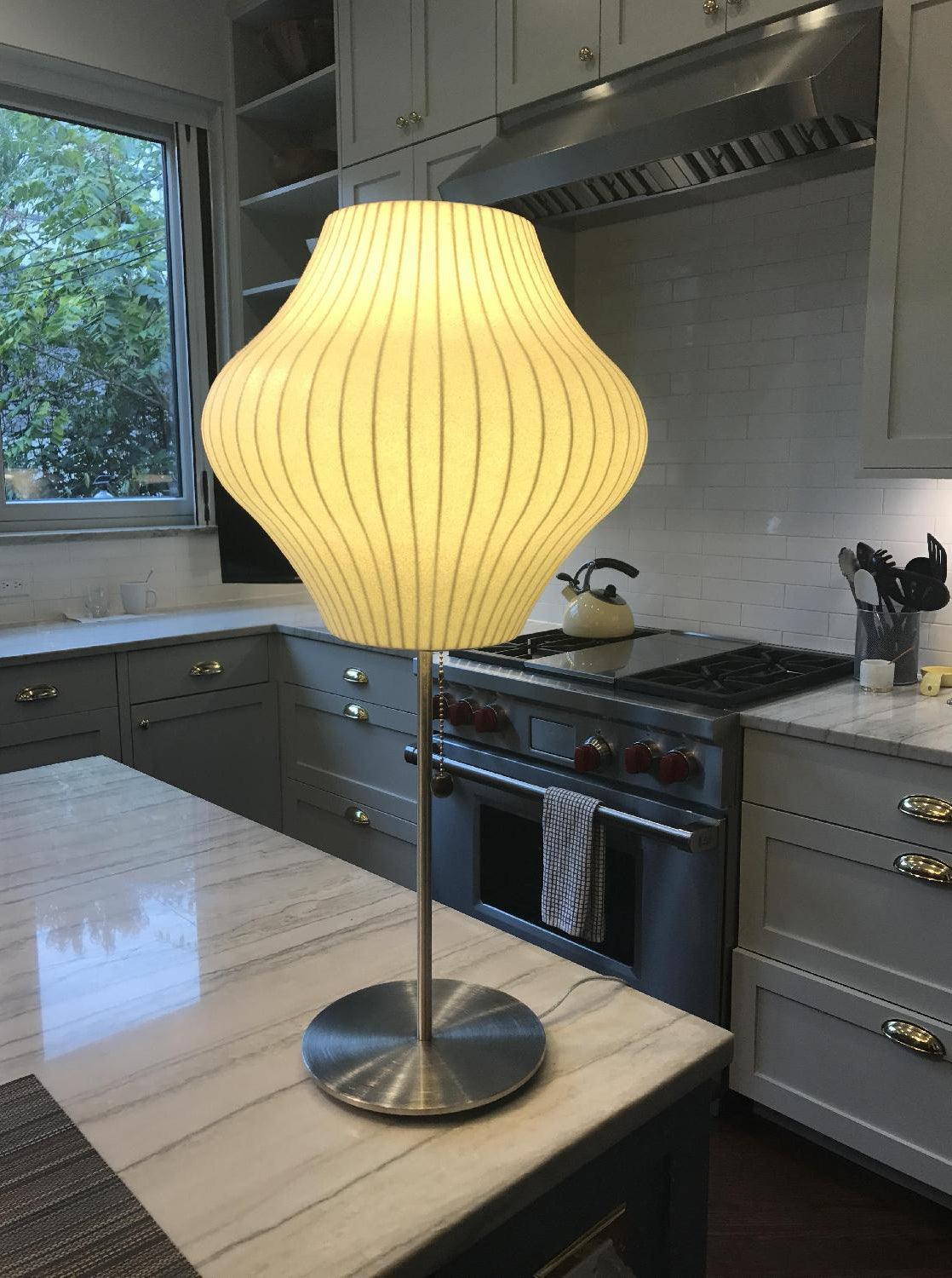 Faux Silk Bubble Table Lamp – detail 32